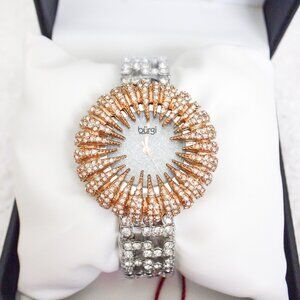 *Burgi* Women's Dazzling Crystal Quartz Watch - NEW! - FAST SHIP!